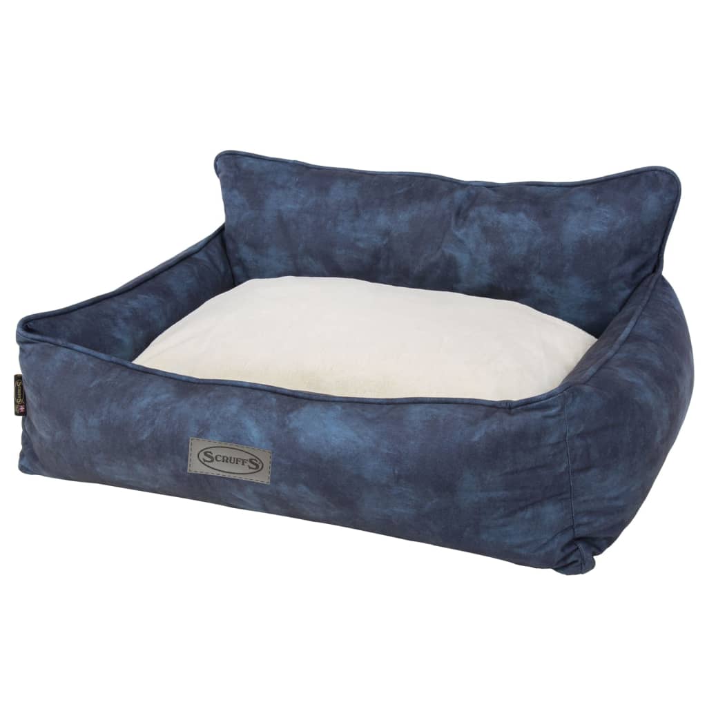 Hundebett Kensington Größe M 60x50 cm Marineblau