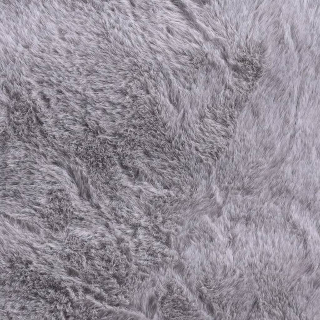 Haustierbett Suza Rund 50x50x15 cm Grau