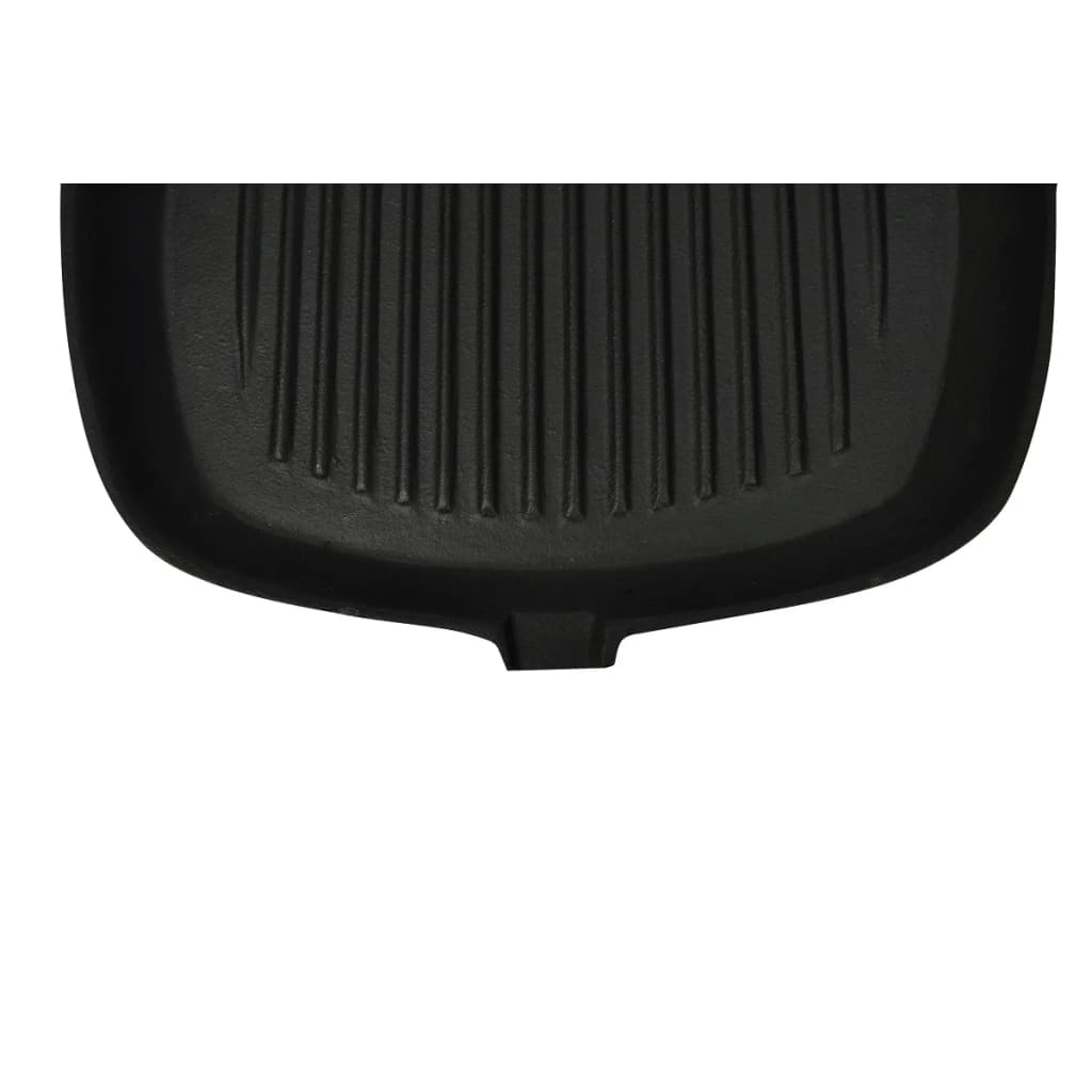 Grillpfanne mit Holzgriff Gusseisen 20 x 20 cm