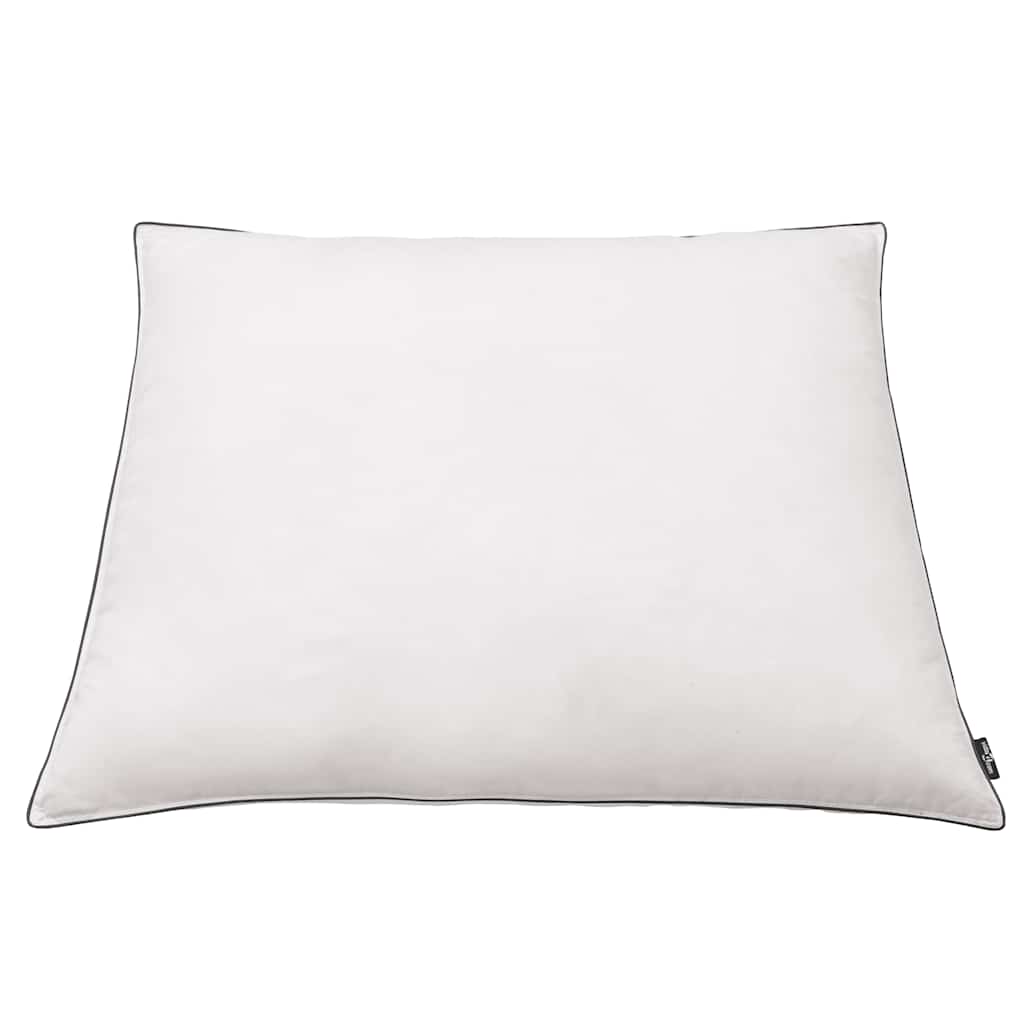 Kissen 2 Stk. Daunen-/Federfüllung Leicht 80x80 cm Weiß