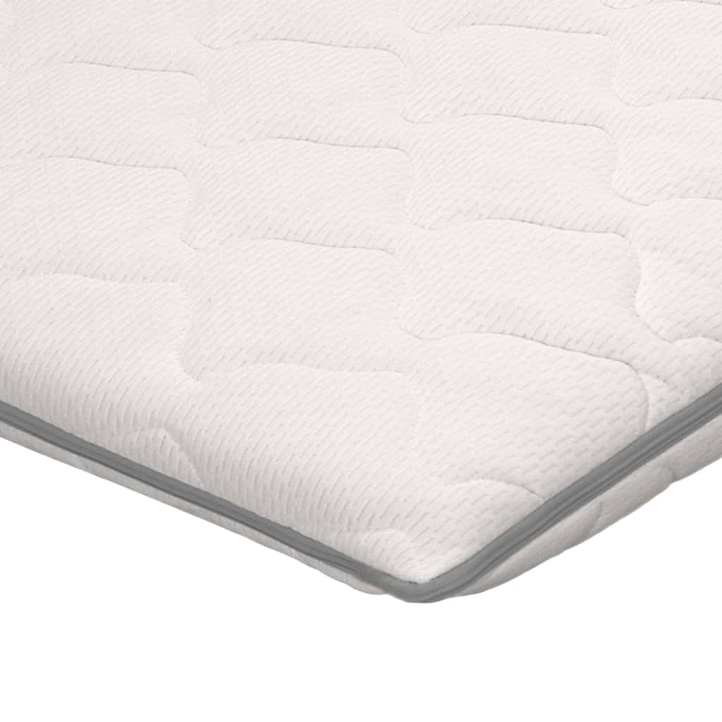 Matratzenauflage 80 x 200 cm viskoelastischer Memory-Schaum 6cm