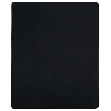 Spannbettlaken Jersey Schwarz 90x200 cm Baumwolle