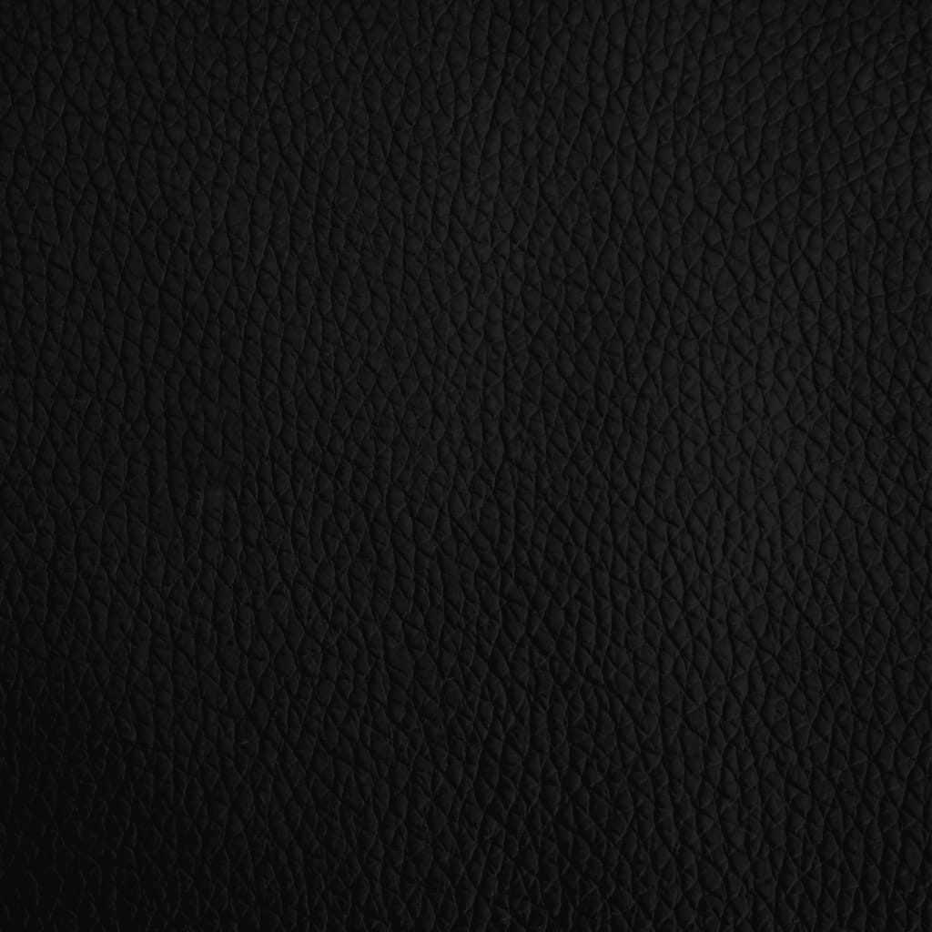 Hundebett Schwarz 90x53x30 cm Kunstleder