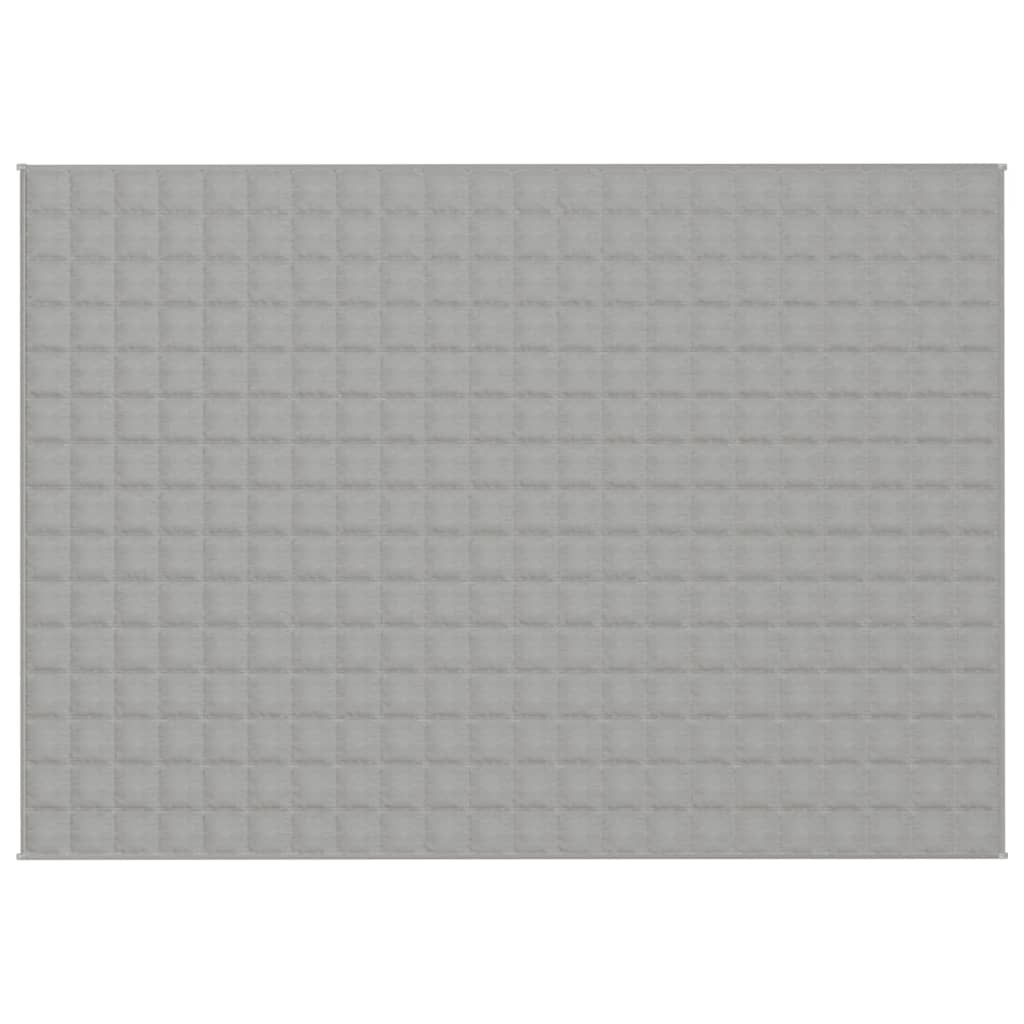 Gewichtsdecke Grau 155x220 cm 11 kg Stoff