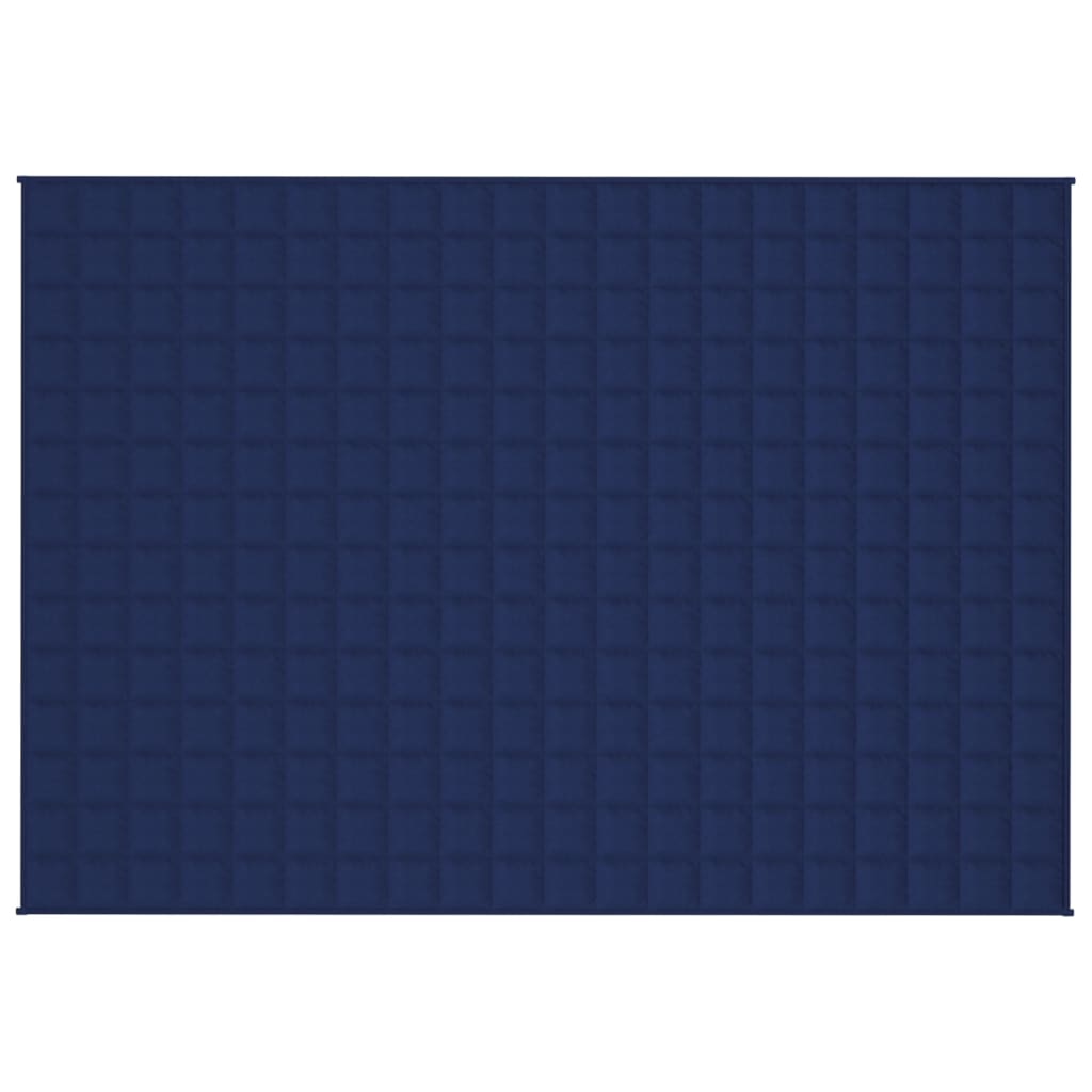 Gewichtsdecke Blau 138x200 cm 10 kg Stoff