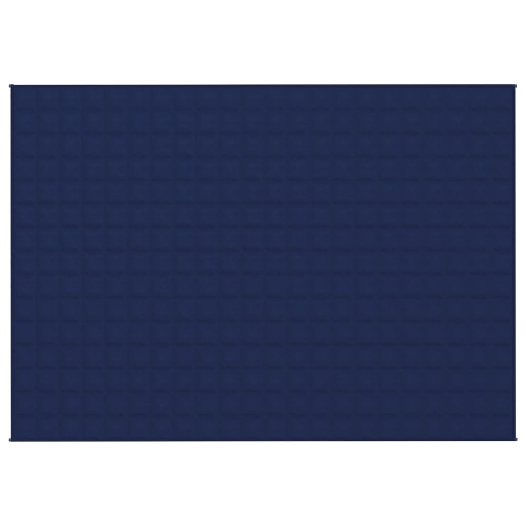 Gewichtsdecke Blau 155x220 cm 11 kg Stoff