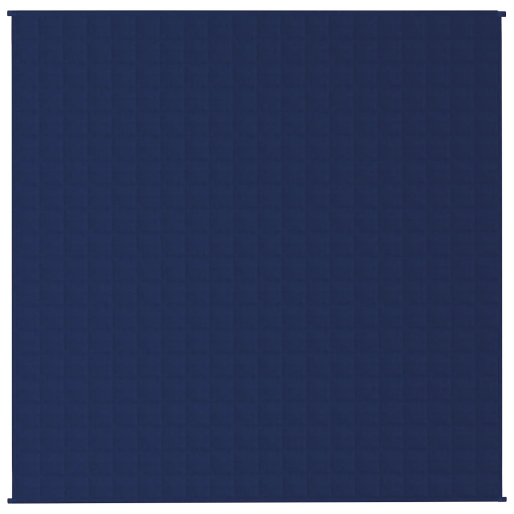 Gewichtsdecke Blau 200x200 cm 9 kg Stoff