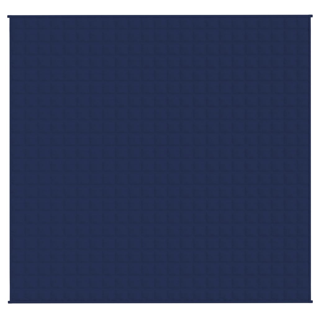 Gewichtsdecke Blau 220x235 cm 11 kg Stoff