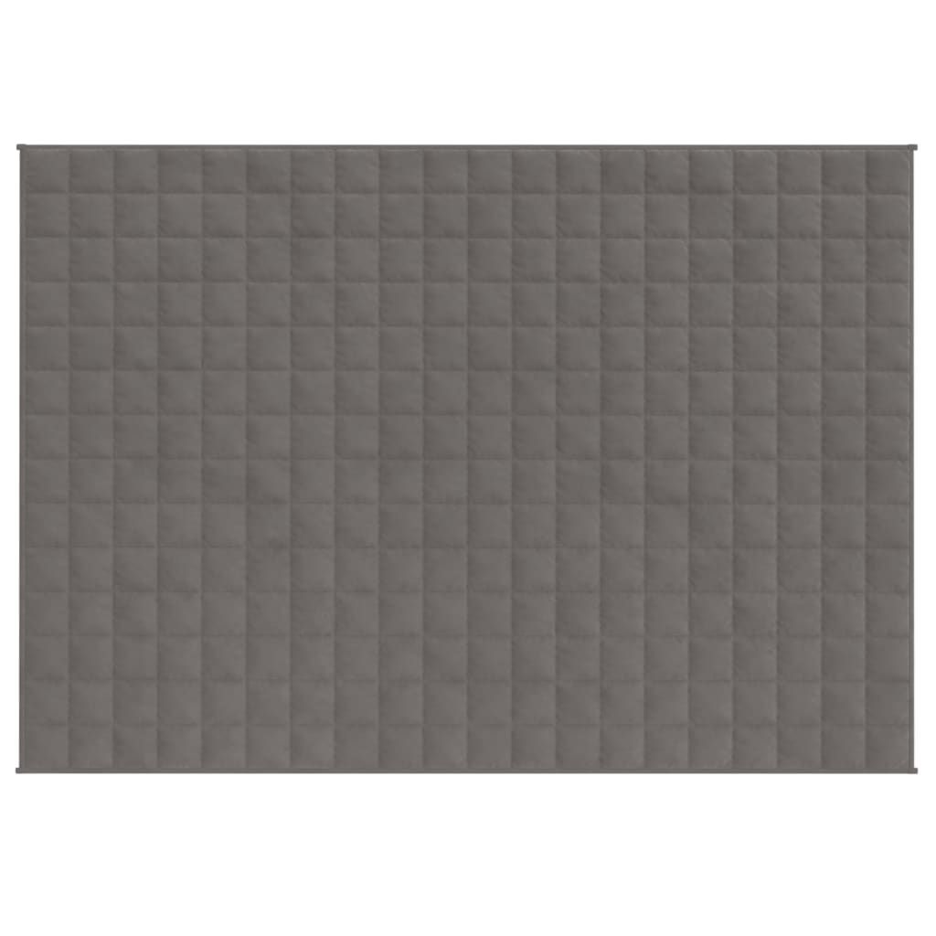 Gewichtsdecke Grau 150x200 cm 7 kg Stoff