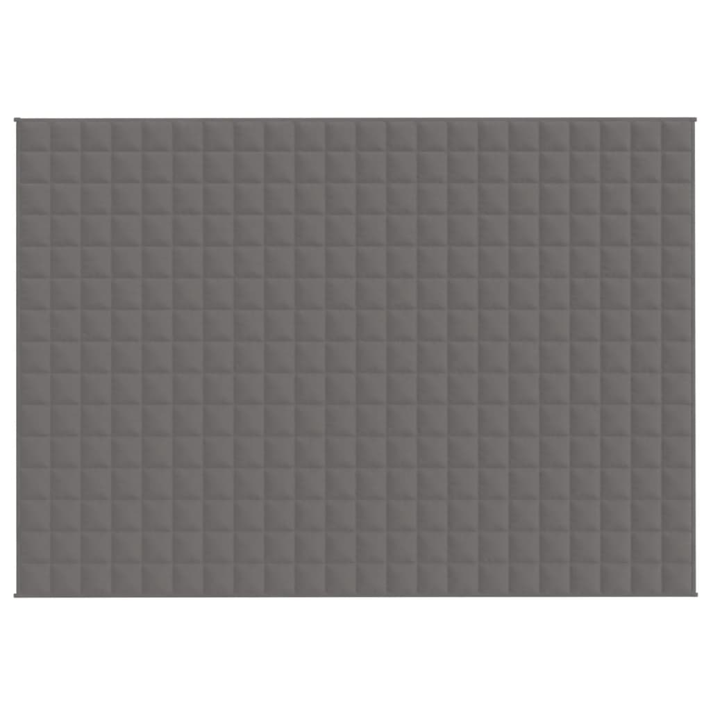Gewichtsdecke Grau 155x220 cm 11 kg Stoff