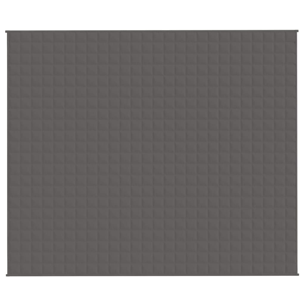 Gewichtsdecke Grau 220x260 cm 11 kg Stoff