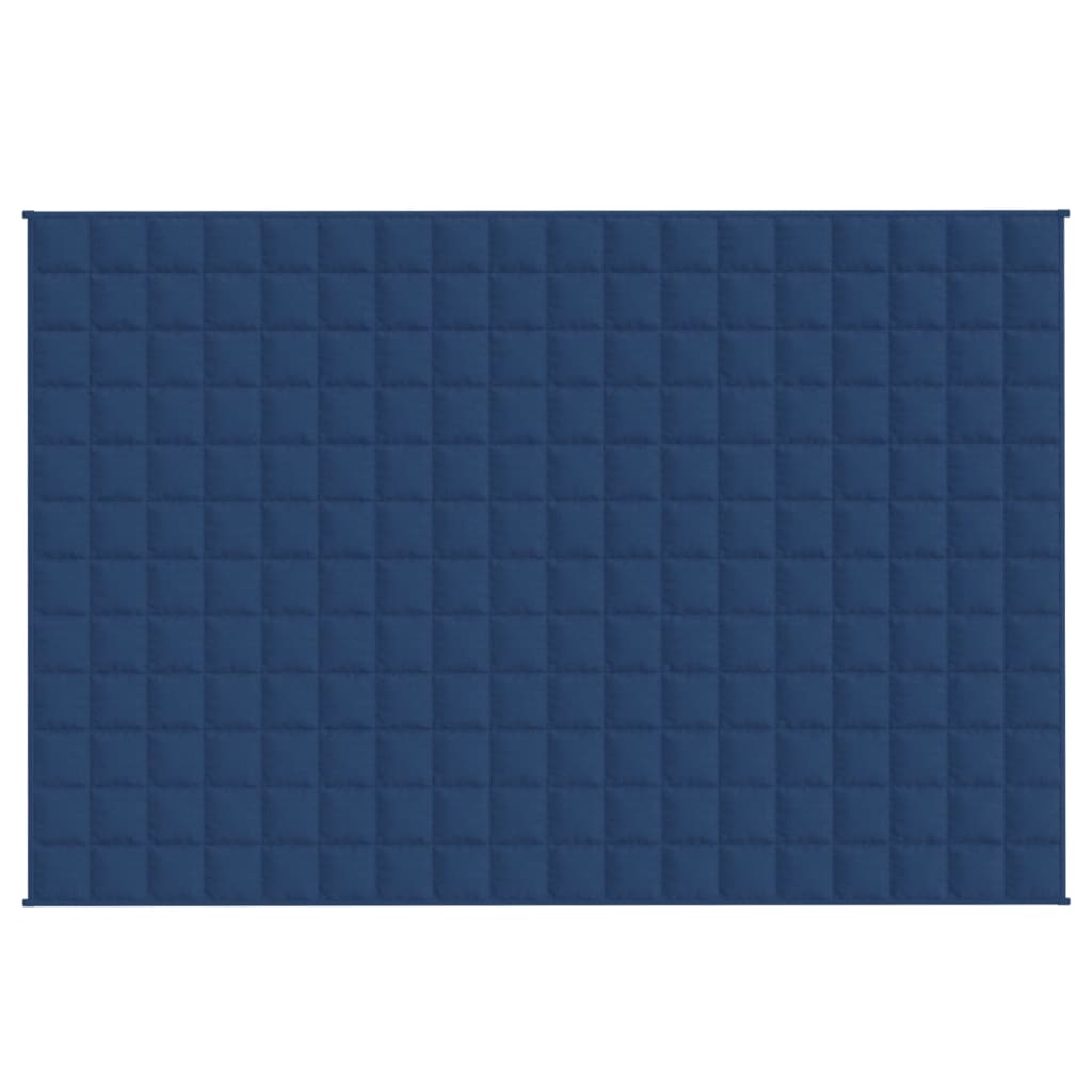 Gewichtsdecke Blau 120x180 cm 9 kg Stoff