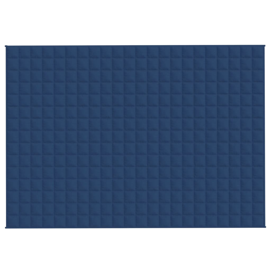 Gewichtsdecke Blau 155x220 cm 7 kg Stoff