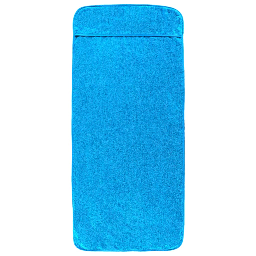 Strandtücher 2 Stk. Türkis 60x135 cm Stoff 400 GSM