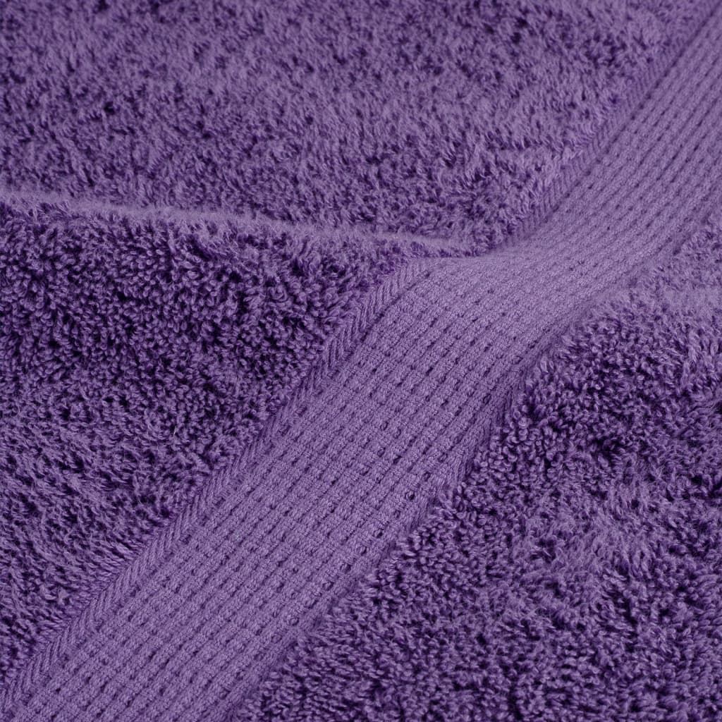 Premium-Duschtücher SOLUND 10 Stk. Lila 70x140 cm 600 g/m²
