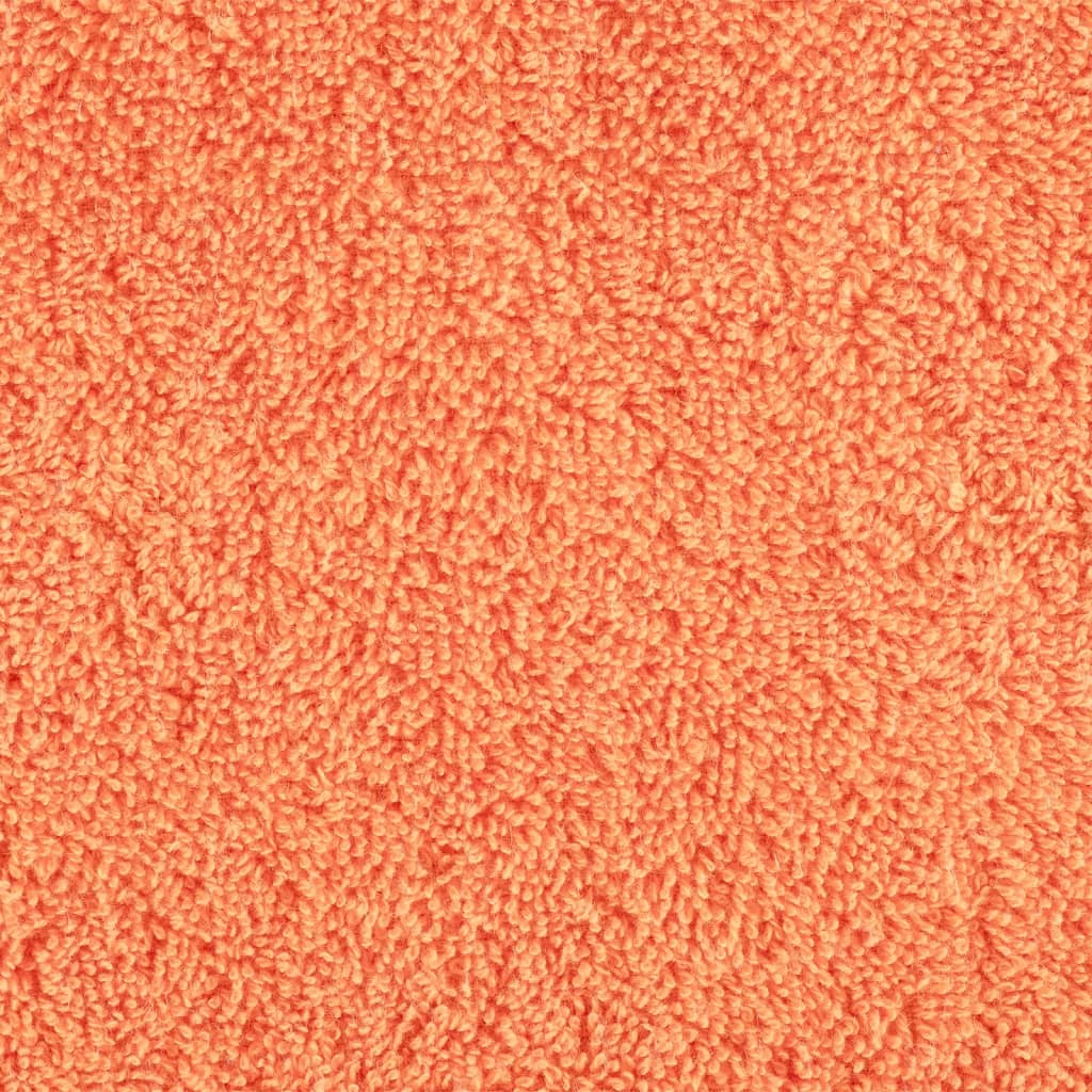 Premium-Saunatücher SOLUND 4 Stk. Orange 80x200 cm 600 g/m²
