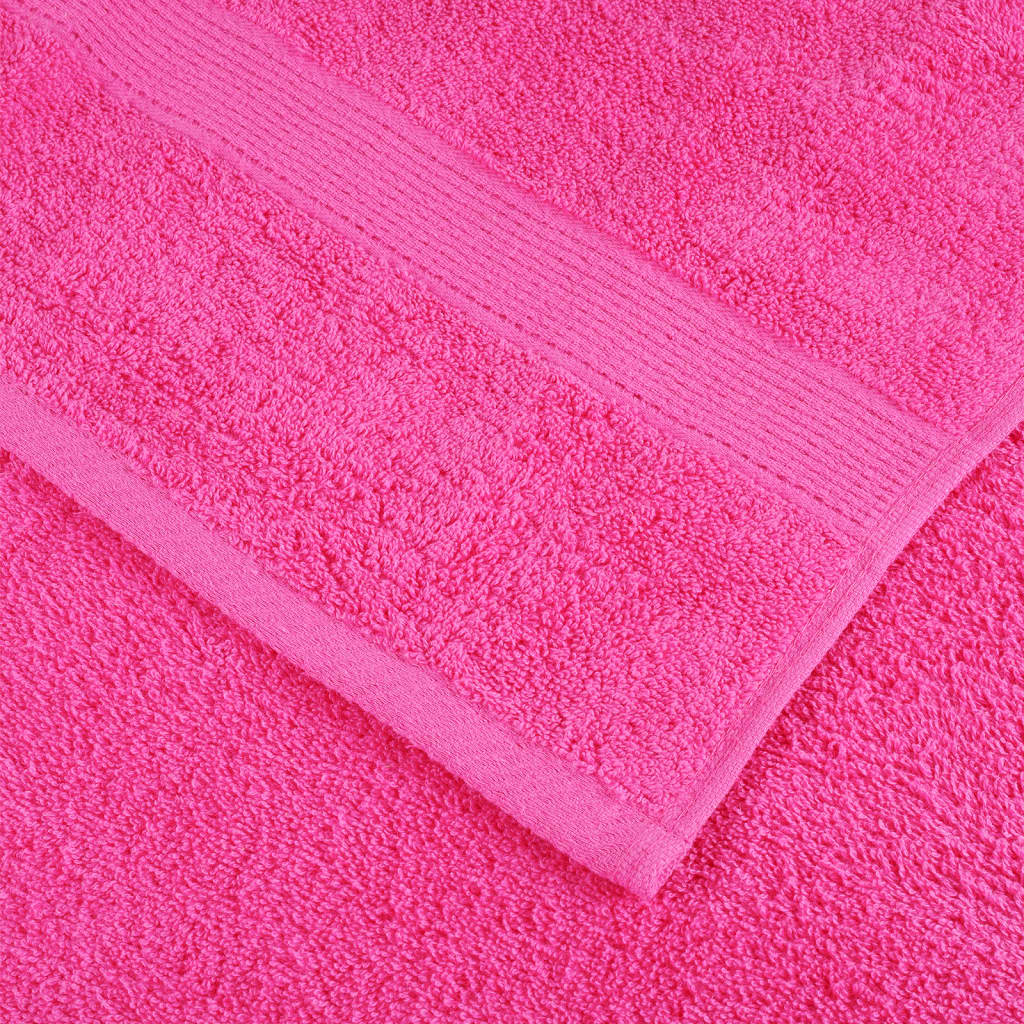 Premium-Handtücher SOLUND 4 Stk. Rosa 100x200 cm 600 g/m²