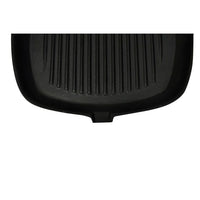 Grillpfanne mit Holzgriff Gusseisen 20 x 20 cm