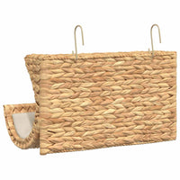 Katzenbett mit Kissen Wasserhyazinthe 37 x 20 x 20 cm