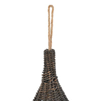 Katzenhaus mit Kissen Grau 40x60 cm Naturweide Tipi