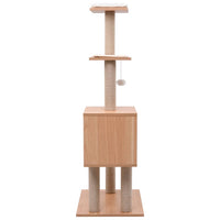 Katzen-Kratzbaum mit Sisal-Kratzmatte 123 cm