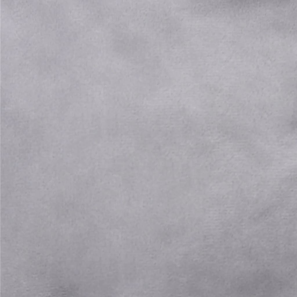 Hundebett Schwarz-Grau 99x89x21 cm Plüsch und Kunstleder