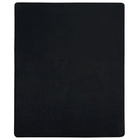 Spannbettlaken Jersey Schwarz 90x200 cm Baumwolle