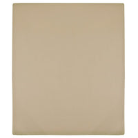 Spannbettlaken Jersey Taupe 90x200 cm Baumwolle