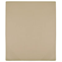 Spannbettlaken Jersey Taupe 100x200 cm Baumwolle