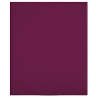 Spannbettlaken Jersey Bordeauxrot 180x200 cm Baumwolle
