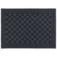 50-tlg. Handtuch-Set Schwarz und Grau Baumwolle