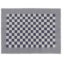 50-tlg. Handtuch-Set Blau und Weiß Baumwolle