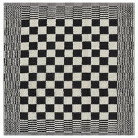 20-tlg. Handtuch-Set Schwarz und Weiß Baumwolle
