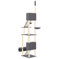 Kratzbaum Deckenhoch Dunkelgrau 277-303 cm