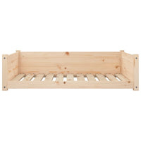 Hundebett 95,5x65,5x28 cm Massivholz Kiefer