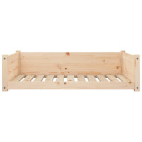 Hundebett 95,5x65,5x28 cm Massivholz Kiefer