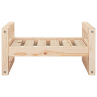 Hundebett 55,5x45,5x28 cm Massivholz Kiefer