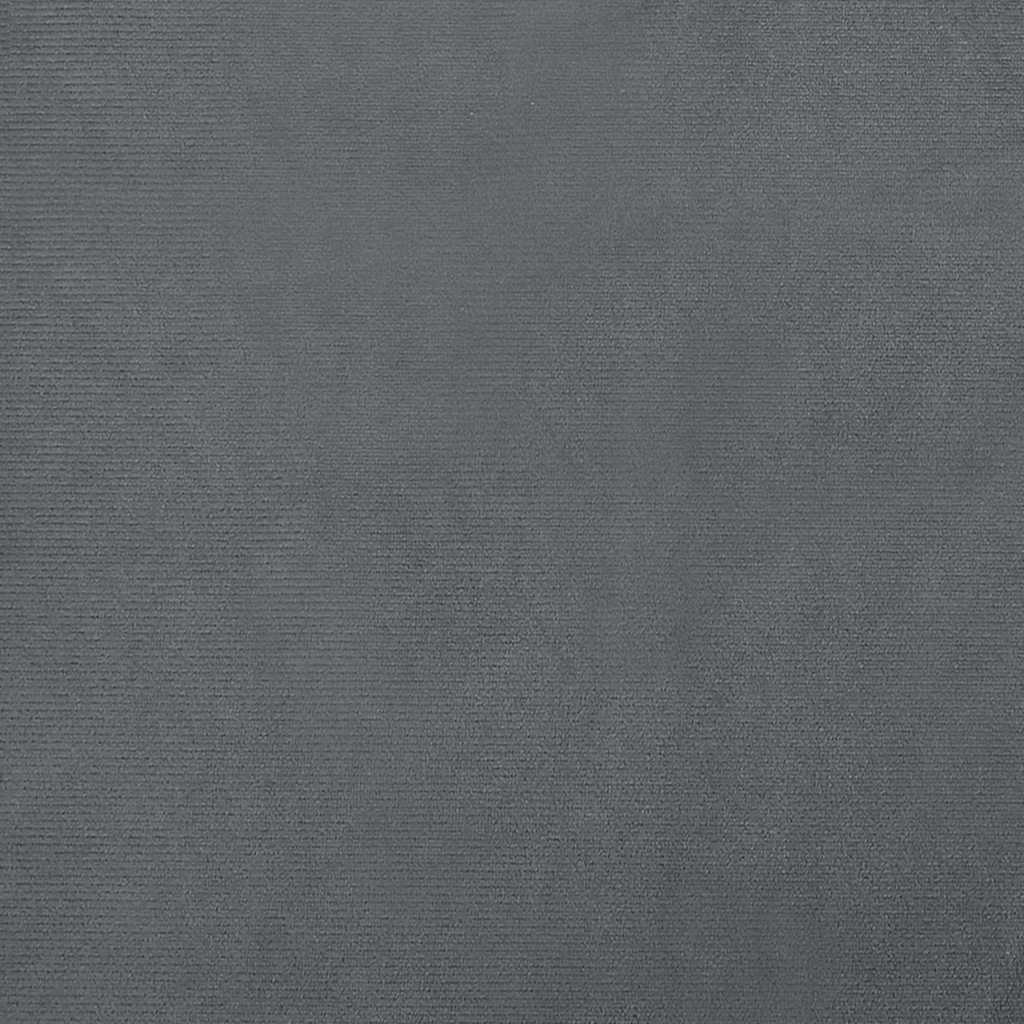 Hundebett Dunkelgrau 70x45x30 cm Samt