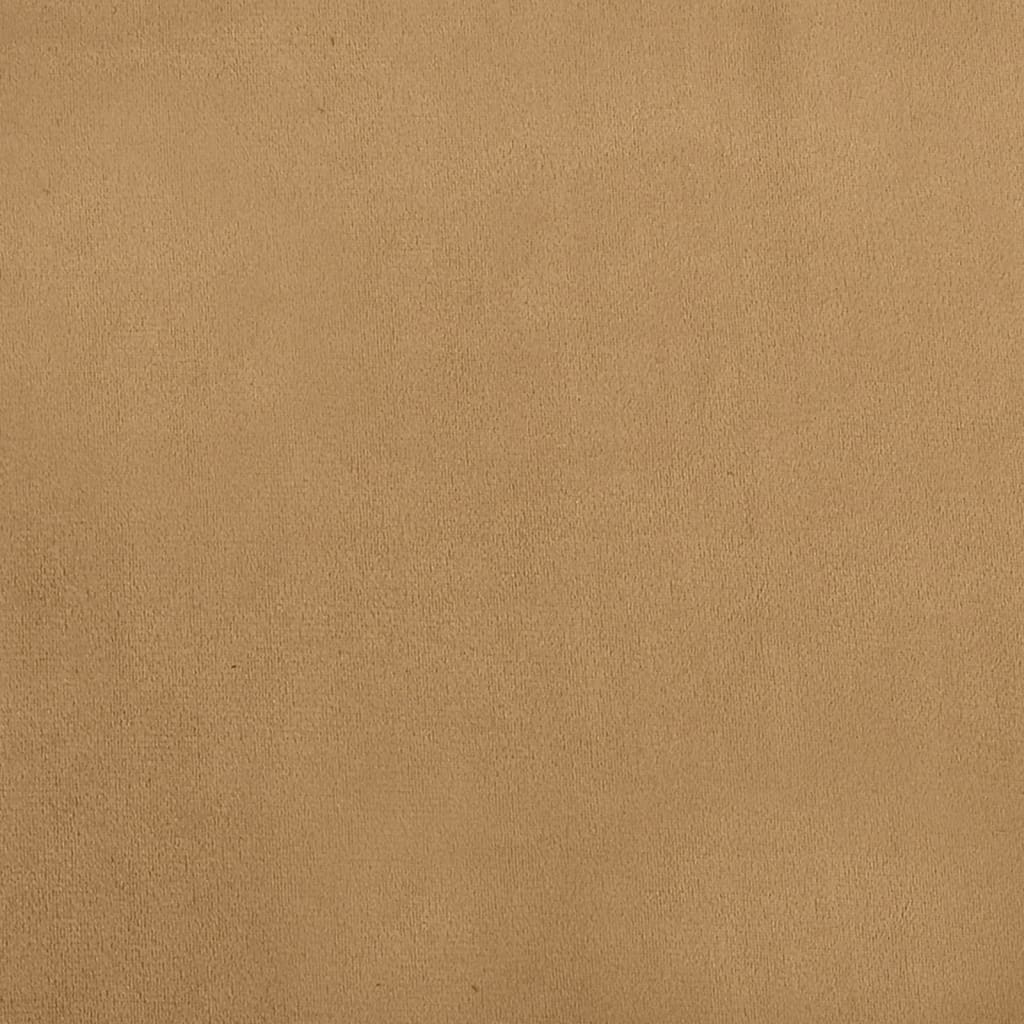 Hundebett Braun 66x40x45 cm Samt
