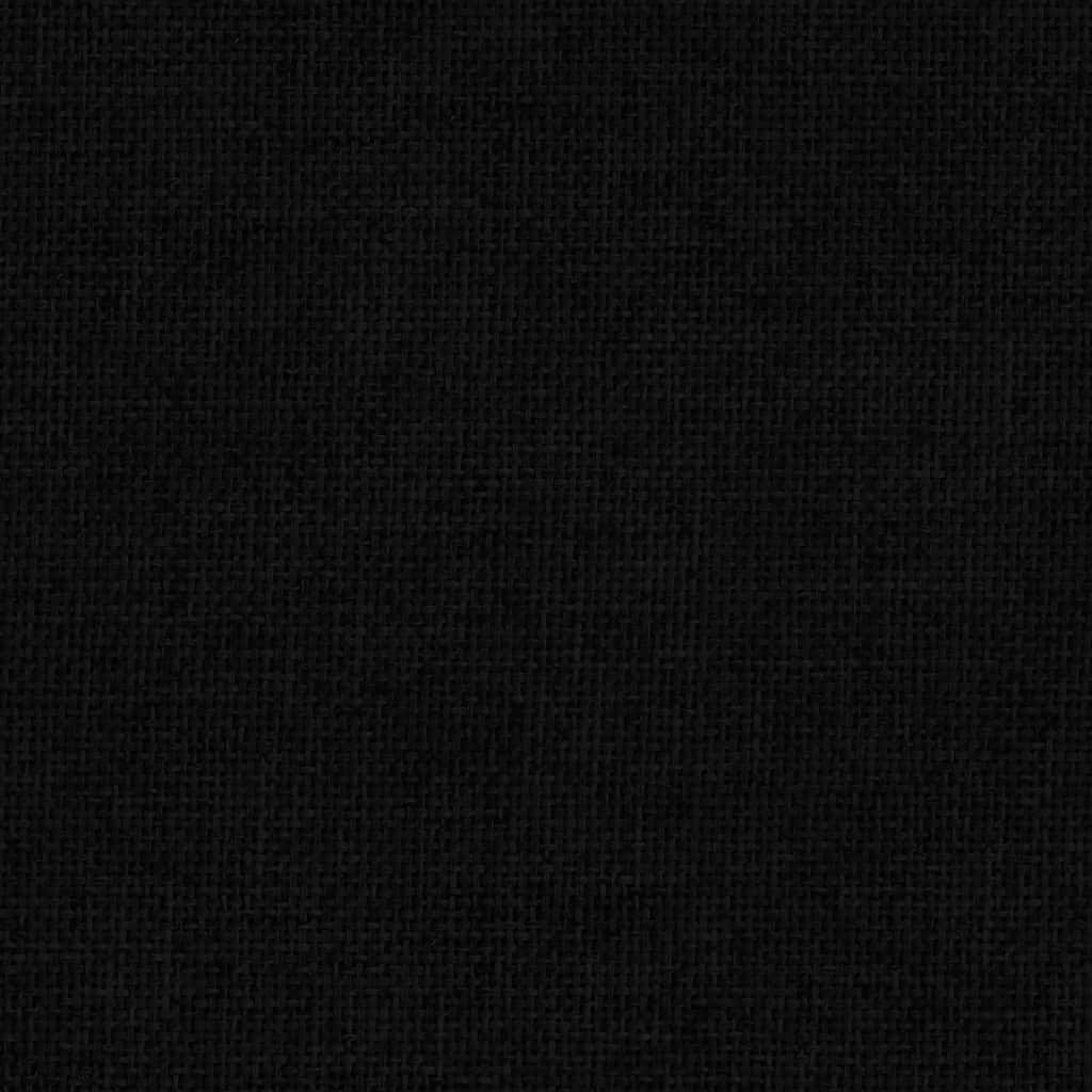 Hundebett Schwarz 90x53x30 cm Stoff