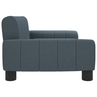 Hundebett Dunkelgrau 70x45x30 cm Stoff