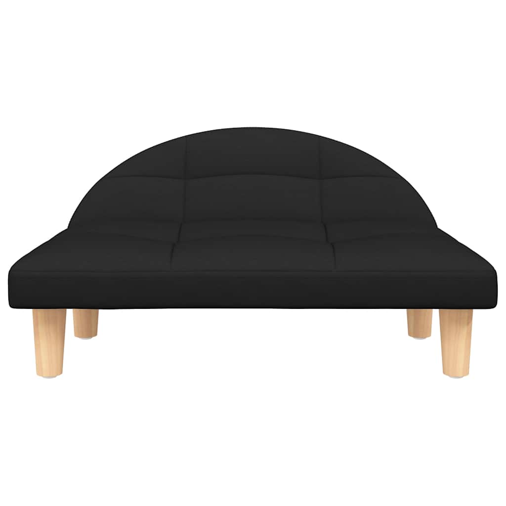 Hundebett Schwarz 70x52x30 cm Stoff