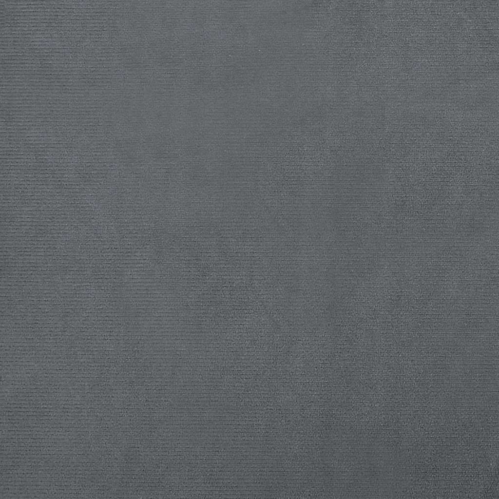 Hundebett Dunkelgrau 70x45x33 cm Samt