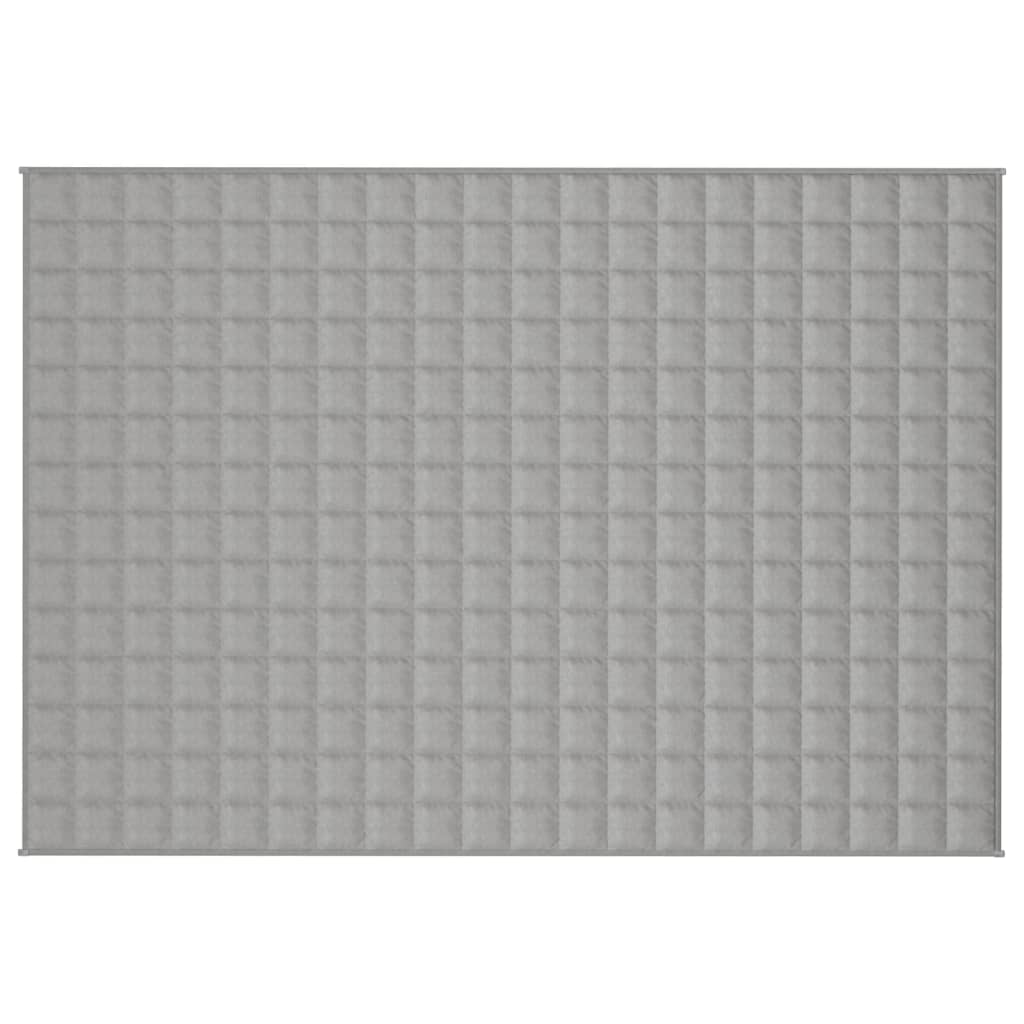 Gewichtsdecke Grau 138x200 cm 6 kg Stoff