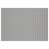 Gewichtsdecke Grau 138x200 cm 6 kg Stoff