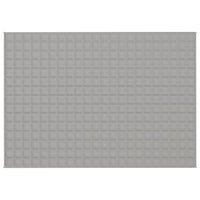 Gewichtsdecke Grau 155x220 cm 7 kg Stoff