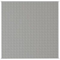 Gewichtsdecke Grau 200x200 cm 13 kg Stoff