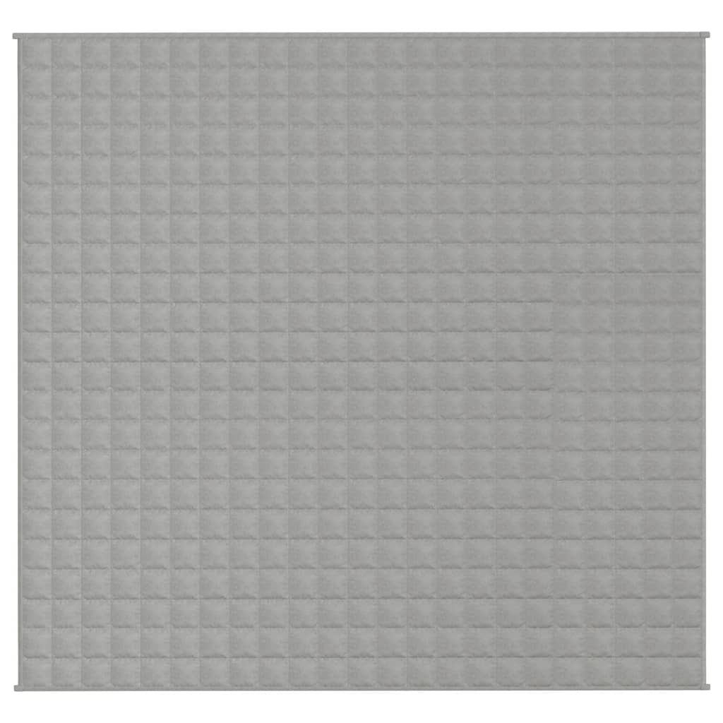 Gewichtsdecke Grau 220x235 cm 11 kg Stoff