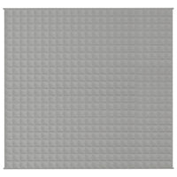 Gewichtsdecke Grau 220x235 cm 11 kg Stoff