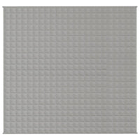 Gewichtsdecke Grau 220x235 cm 15 kg Stoff